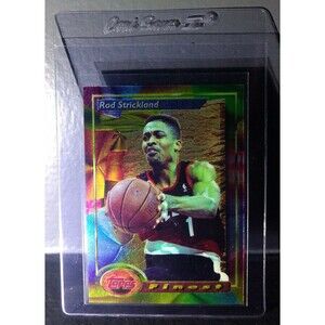 1993-94 Topps Finest Rod Strickland #195 Basketball Card